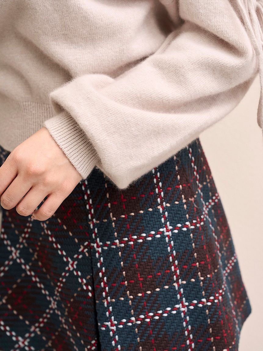 SNIDEL「シースルーショルダーニットプルオーバー」|ニット・セーター|