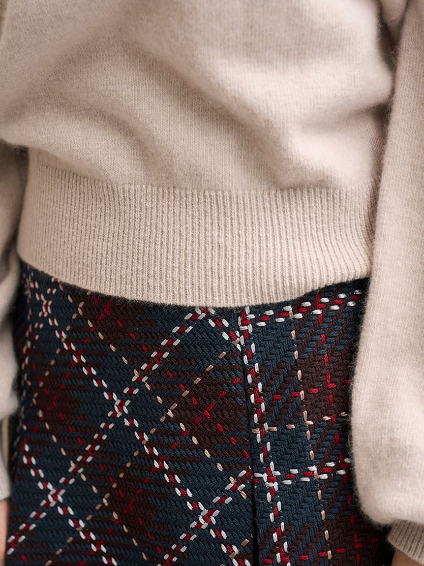 SNIDEL「シースルーショルダーニットプルオーバー」|ニット・セーター|