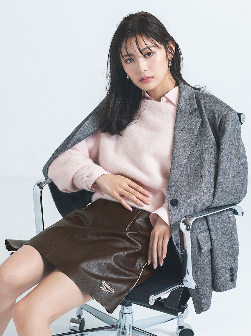 FRAY I.D「【Reebok&times; FRAY I.D】サイドパイピングミニスカート」|スカート|BRW