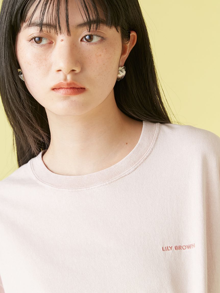 LILY BROWN「【限定カラー】バックプリントオーバーTシャツ」|Tシャツ・カットソー|