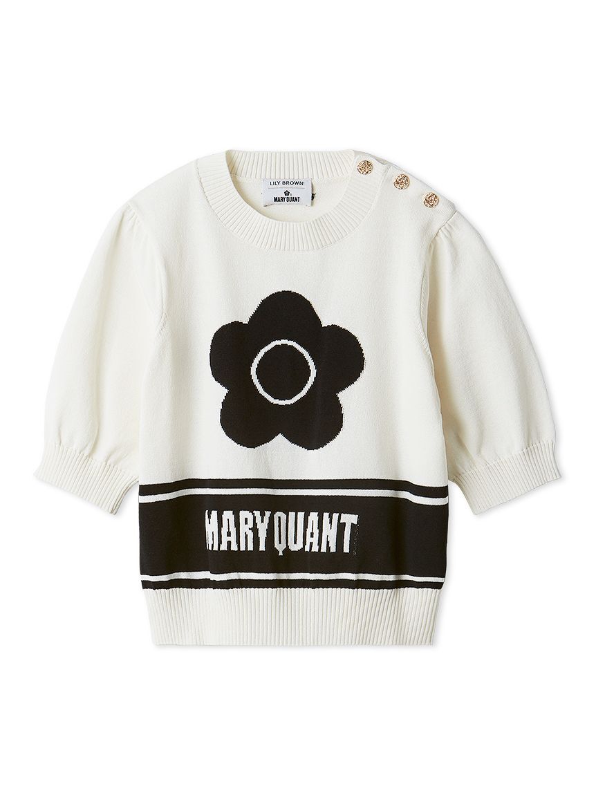 LILY BROWN「【WEB限定カラー】【LILY BROWN&times;MARY QUANT】ジャガードニットトップス」|ニット・セーター|