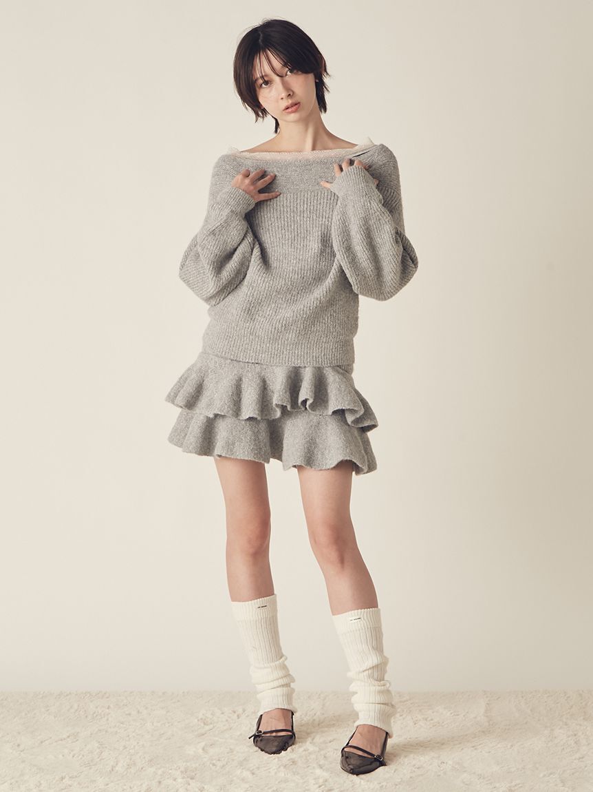 LILY BROWN「ウールブレンドレッグウォーマー(Hearts2Hearts着用)」|ソックス|