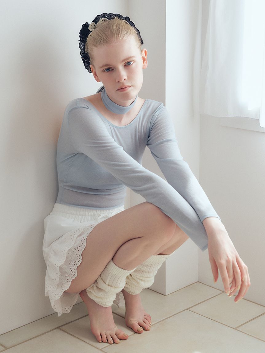 LILY BROWN「ウールブレンドレッグウォーマー(Hearts2Hearts着用)」|ソックス|