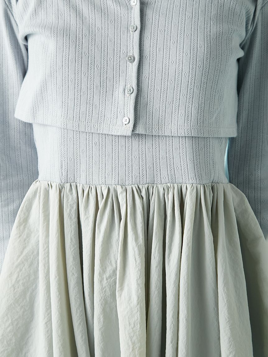 LILY BROWN「カーデセットペプラムトップス」|Tシャツ・カットソー|