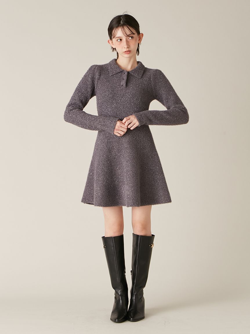 LILY BROWN「ラメニットワンピース」|ワンピース|GRY