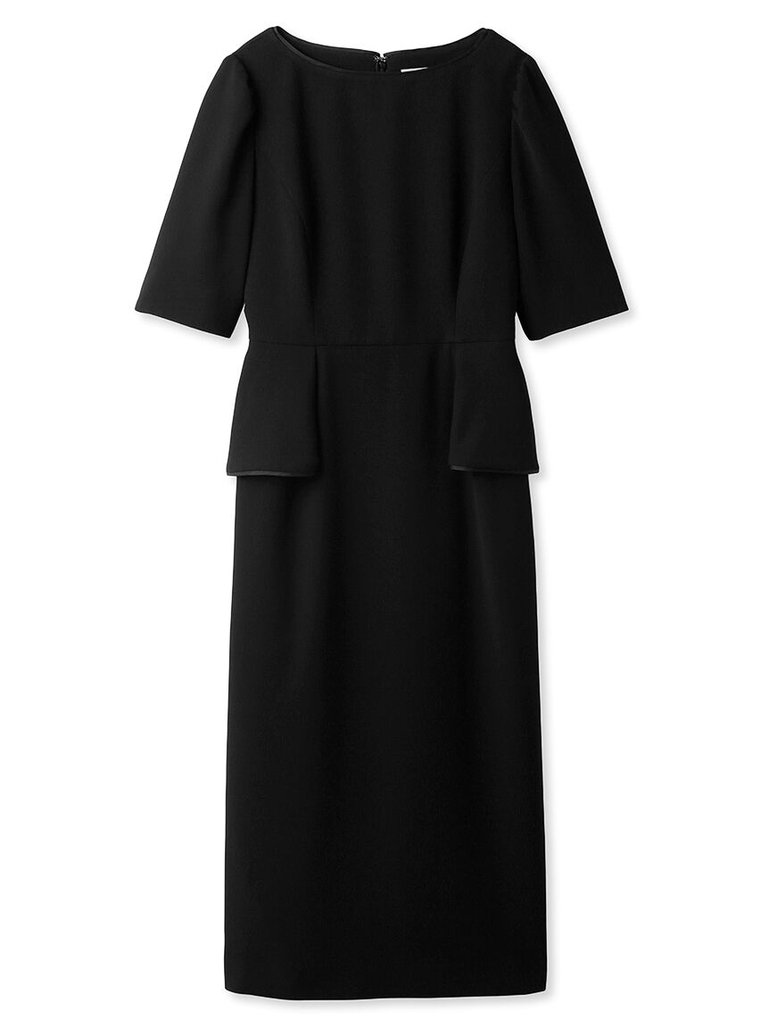 CELFORD「ブラックフォーマルペプラムタイトワンピース」|ワンピース|