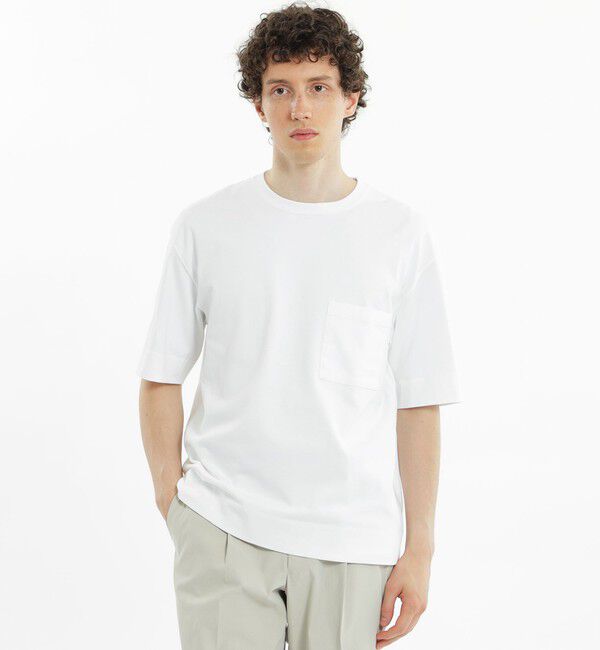 MACKINTOSH PHILOSOPHY「COVEROSS天竺 クルーネックTシャツ」|Tシャツ・カットソー|ホワイト