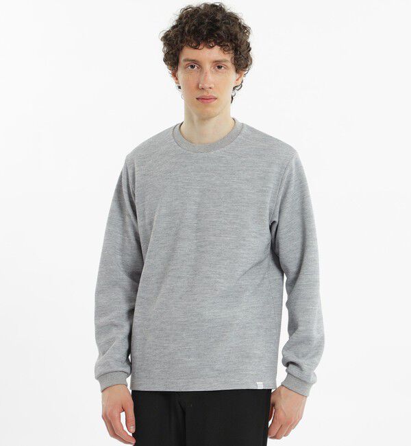 MACKINTOSH PHILOSOPHY「起毛ブリスター クルーネックロンＴ」|Tシャツ・カットソー|グレー