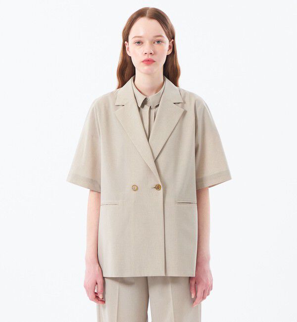 MACKINTOSH PHILOSOPHY「ドライタッチハーフスリーブテーラードジャケット」|テーラードジャケット|
