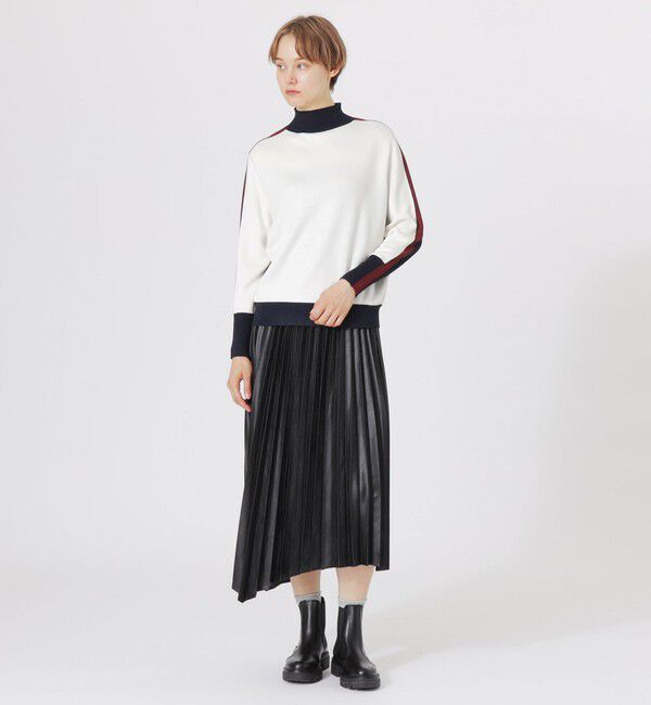  「2フェイスブロッキングニット」|ニット・セーター|