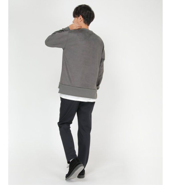 ikka「【抗菌防臭／吸水速乾】セイケツフェイクスエードレイヤードプルオーバー【消臭】」|パーカー|