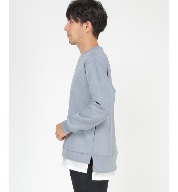 ikka「【抗菌防臭／吸水速乾】セイケツフェイクスエードレイヤードプルオーバー【消臭】」|パーカー|