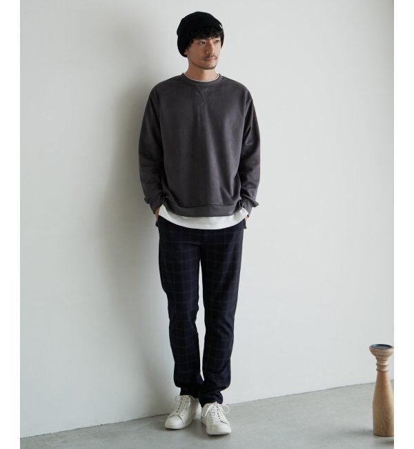 ikka「【抗菌防臭／吸水速乾】セイケツフェイクスエードレイヤードプルオーバー【消臭】」|パーカー|