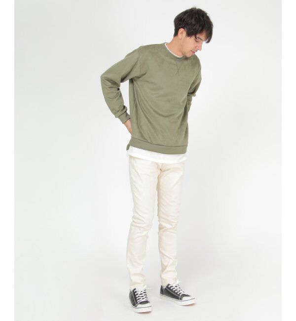 ikka「【抗菌防臭／吸水速乾】セイケツフェイクスエードレイヤードプルオーバー【消臭】」|パーカー|