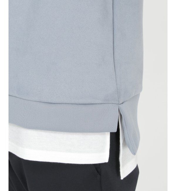 ikka「【抗菌防臭／吸水速乾】セイケツフェイクスエードレイヤードプルオーバー【消臭】」|パーカー|