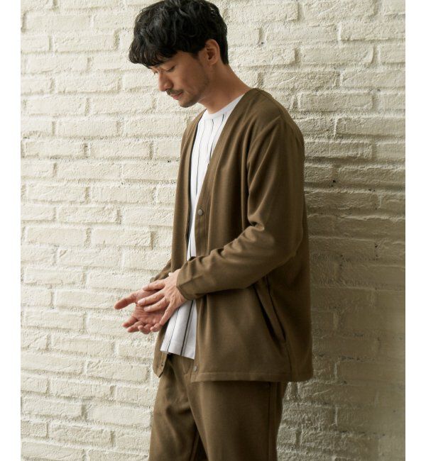 ikka「【イージーケア／シワ軽減】LANATEC アムンゼンカーディガン【セットアップ対応】」|シャツ・ブラウス|