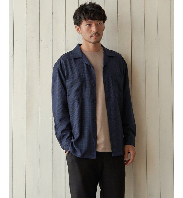 ikka「【イージーケア／シワ軽減】LANATEC CPOシャツ」|シャツ・ブラウス|