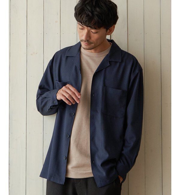 ikka「【イージーケア／シワ軽減】LANATEC CPOシャツ」|シャツ・ブラウス|