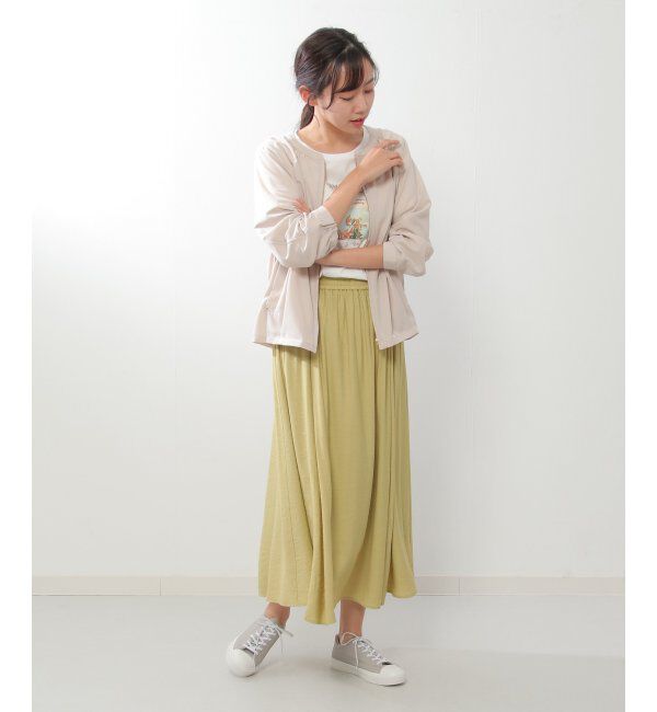 ikka「シアシャツブルゾン」|ブルゾン・スタジャン|