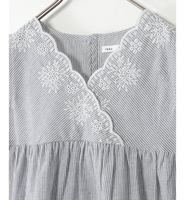 ikka kids「India スカラップ刺繍ワンピース（120~160cm）」|スカート|