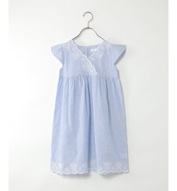ikka kids「India スカラップ刺繍ワンピース（120~160cm）」|スカート|