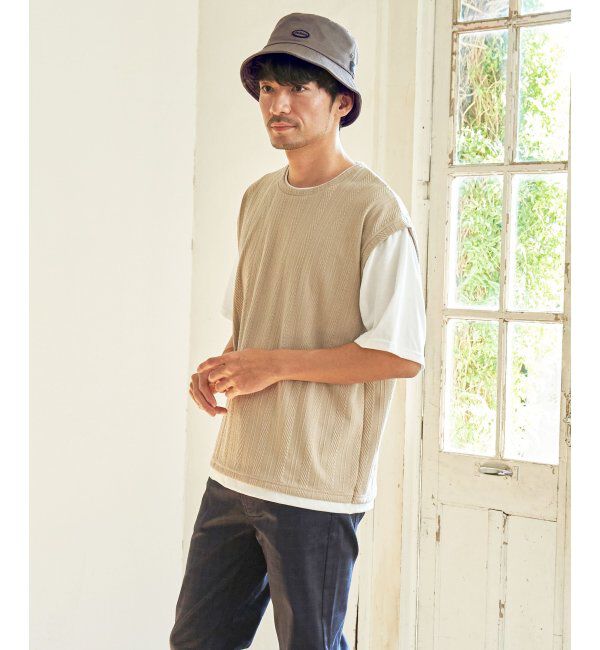 ikka「ＤＫ　ロゴワッペンバケットハット」|その他|