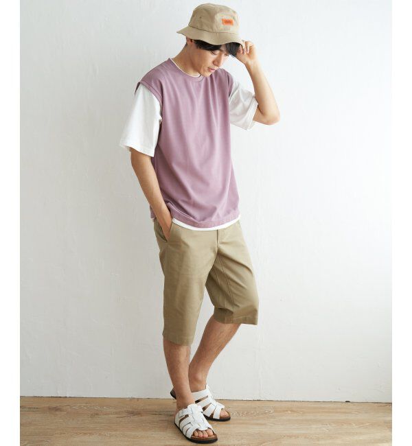 ikka「【接触冷感／吸水速乾】マルチファンクションベストT【親子おそろい】」|Tシャツ・カットソー|