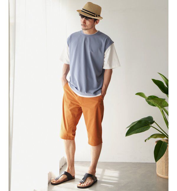 ikka「【接触冷感／吸水速乾】マルチファンクションベストT【親子おそろい】」|Tシャツ・カットソー|