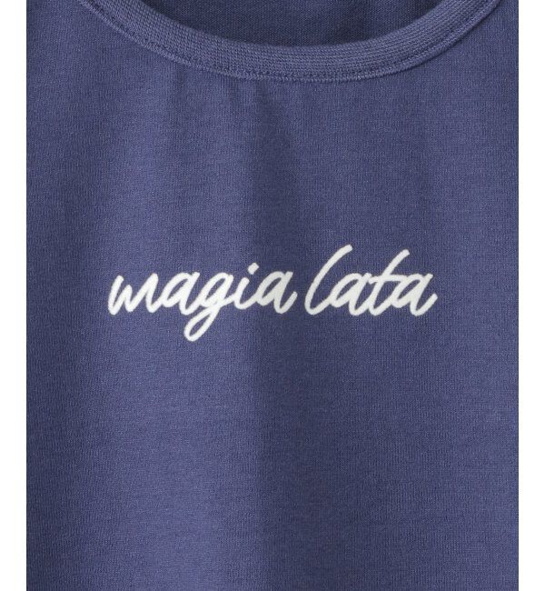 ikka kids「肩ギャザーフロッキーロゴTシャツ（120~160cm）」|Tシャツ・カットソー|