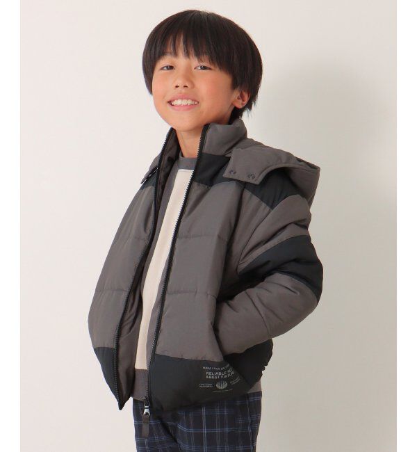 ikka kids「フード脱着中綿切り替えジャケット（120~160cm）」|その他|