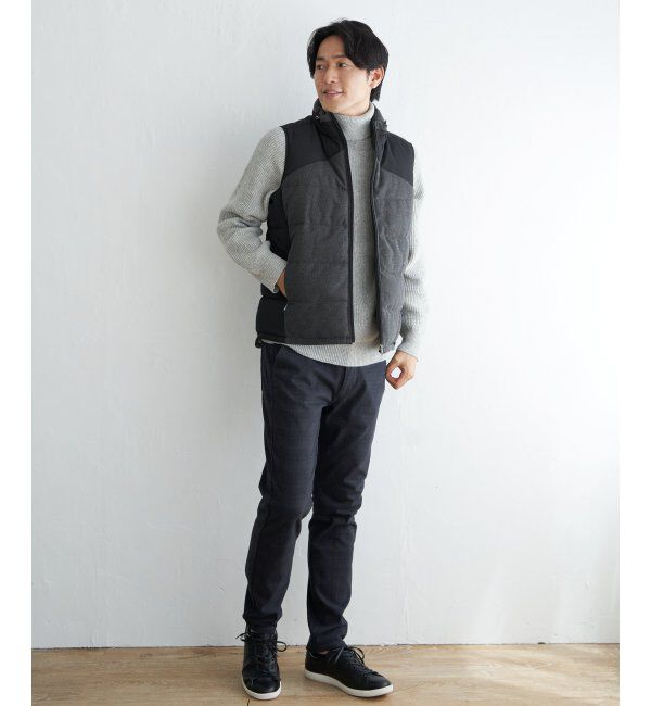 ikka「sorona(R)コンビ中綿ベスト」|ダウンベスト・ベスト|
