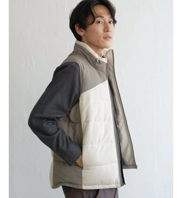 ikka「sorona(R)コンビ中綿ベスト」|ダウンベスト・ベスト|