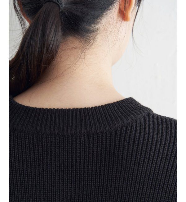 ikka「裾レイヤードニットプルオーバー」|プルオーバー|