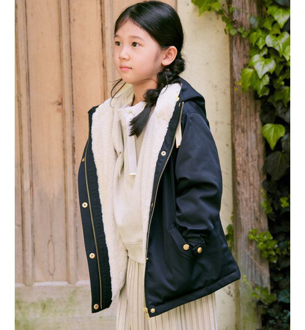 ikka kids「【親子おそろい】総裏フェイクファーマンパジャケット（110~160cm）」|その他|