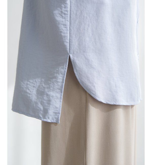 ikka「前後2WAYバンドカラーシャツ」|シャツ・ブラウス|