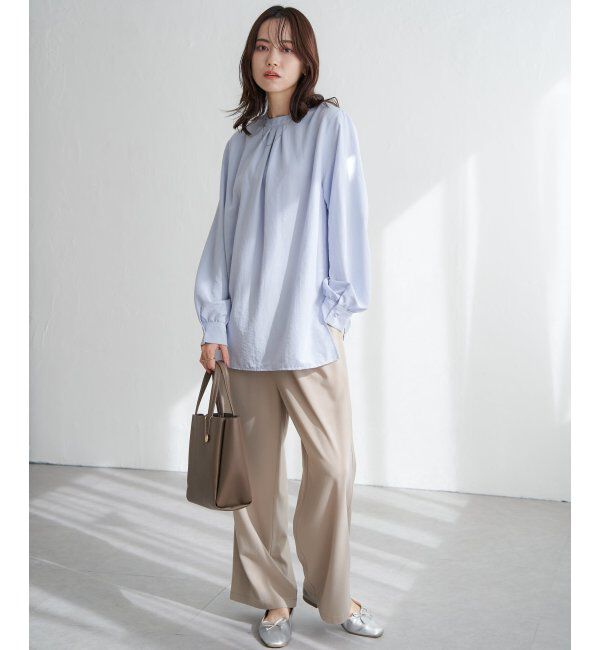 ikka「前後2WAYバンドカラーシャツ」|シャツ・ブラウス|