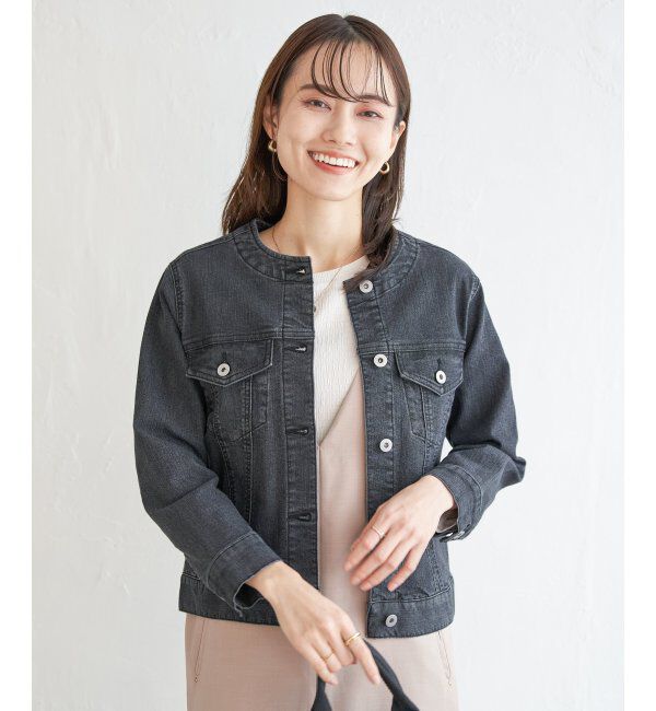 ikka「【雑誌InRed4月号掲載】ストレッチノーカラーGジャン」|その他|