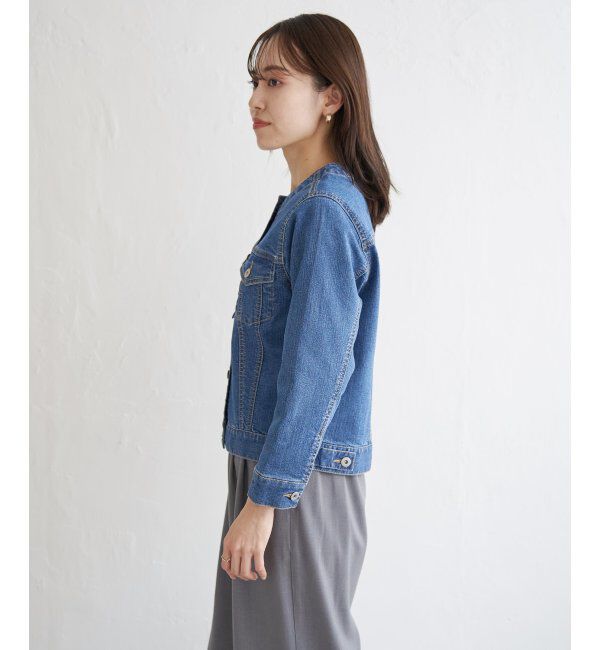 ikka「【雑誌InRed4月号掲載】ストレッチノーカラーGジャン」|その他|