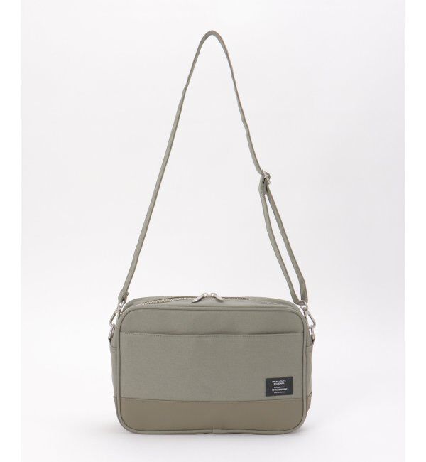 ikka「切り替えキャンバスショルダーバッグ」|その他|グレー