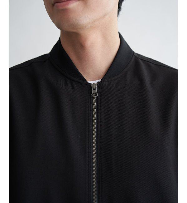 ikka「撥水メランジリブブルゾン」|ブルゾン・スタジャン|