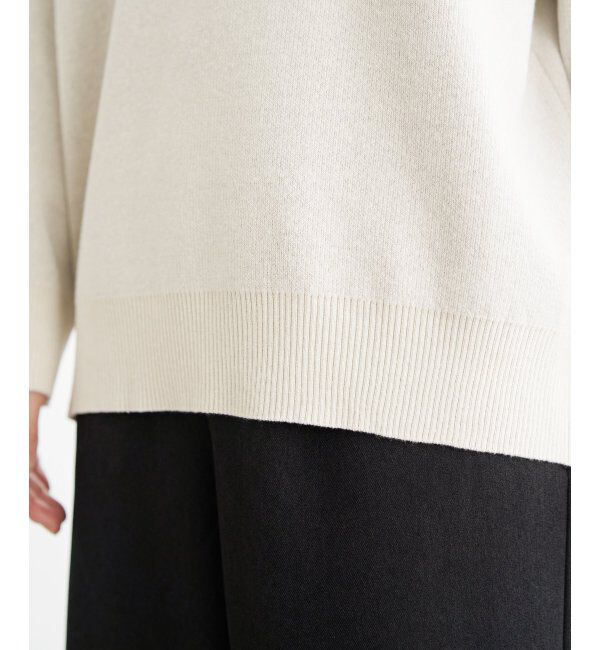 ikka「【親子コーデ】コットンMIXジャガードロゴプルオーバー」|プルオーバー|