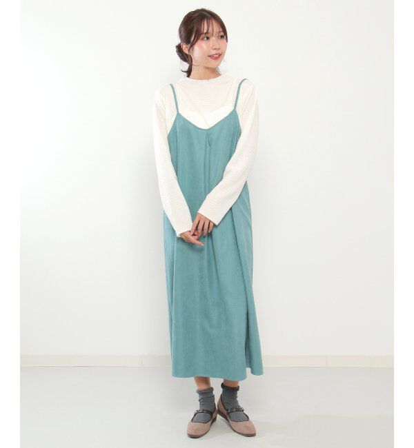 Lbc with Life「ポコポコロンTセットキャミワンピ」|ワンピース|