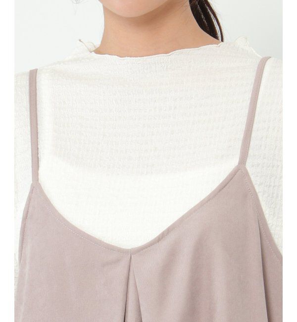 Lbc with Life「ポコポコロンTセットキャミワンピ」|ワンピース|