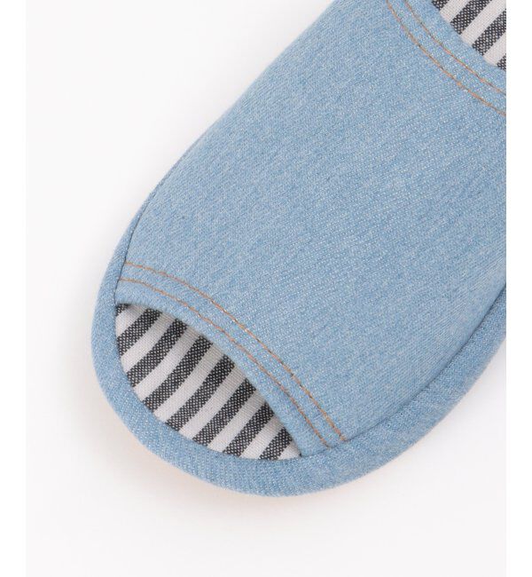 Lbc with Life「3Dコンフォートデニムスリッパ」|ルームシューズ|