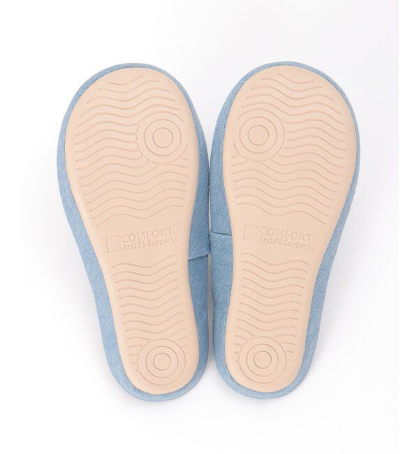 Lbc with Life「3Dコンフォートデニムスリッパ」|ルームシューズ|