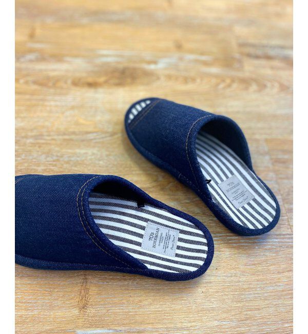 Lbc with Life「3Dコンフォートデニムスリッパ」|ルームシューズ|