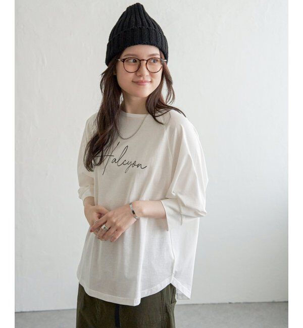 Lbc with Life「シルケット天竺ラグランT」|Tシャツ・カットソー|ホワイト