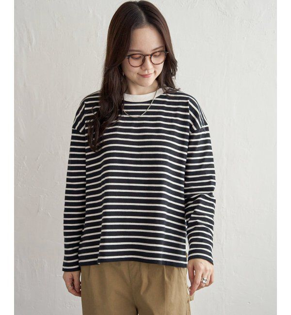 Lbc with Life「リブ使いボーダーT」|Tシャツ・カットソー|