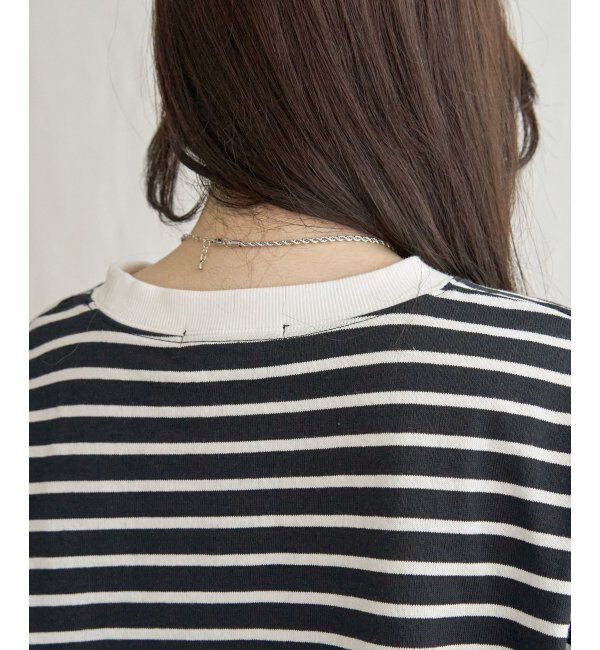 Lbc with Life「リブ使いボーダーT」|Tシャツ・カットソー|