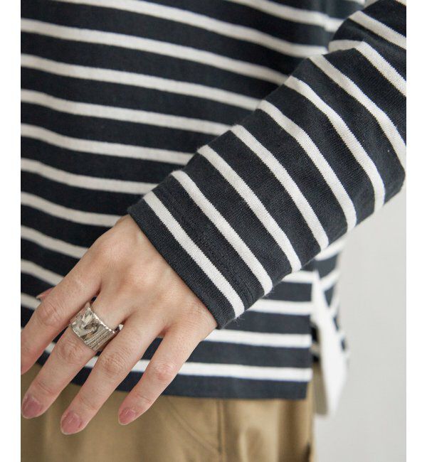 Lbc with Life「リブ使いボーダーT」|Tシャツ・カットソー|